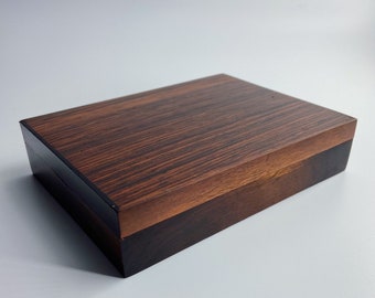 Thin Rosewood Box Don Shoemaker Manner Cocobolo Senal Mexican Modernism Vintage Mid Century Jean Gillon