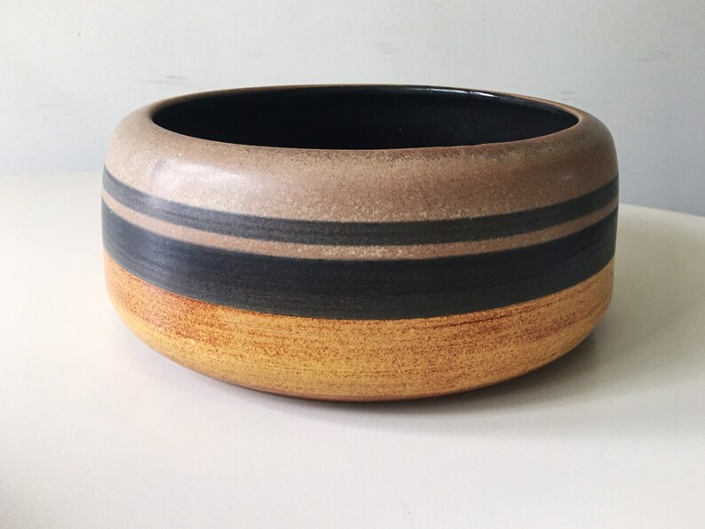 Mid Century Israel Pottery Bowl Set Tel Aviv Mid Century Etsy