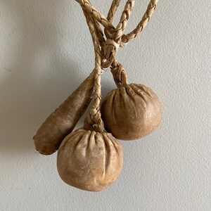 Unusual Vintage Argentinian Balls Gay Interest Lasso Cowhide Handmade image 4