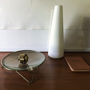 Perforated Metal Atomic Dish Catchall Nº S30 by Richard Galef Ravenware 50s Ashtray image 4