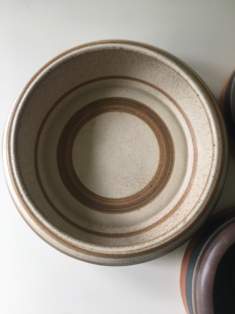 Mid Century Israel Pottery Bowl Set Tel Aviv Mid Century Etsy