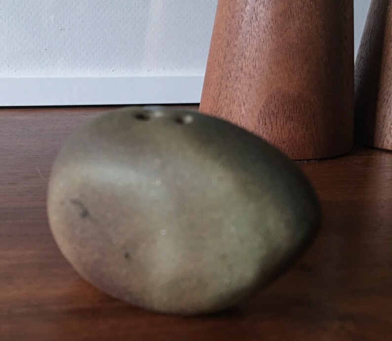 Small Unique Pottery Owl Vintage Scandinavian Danish Modern Pottery Mid Century Signed crane