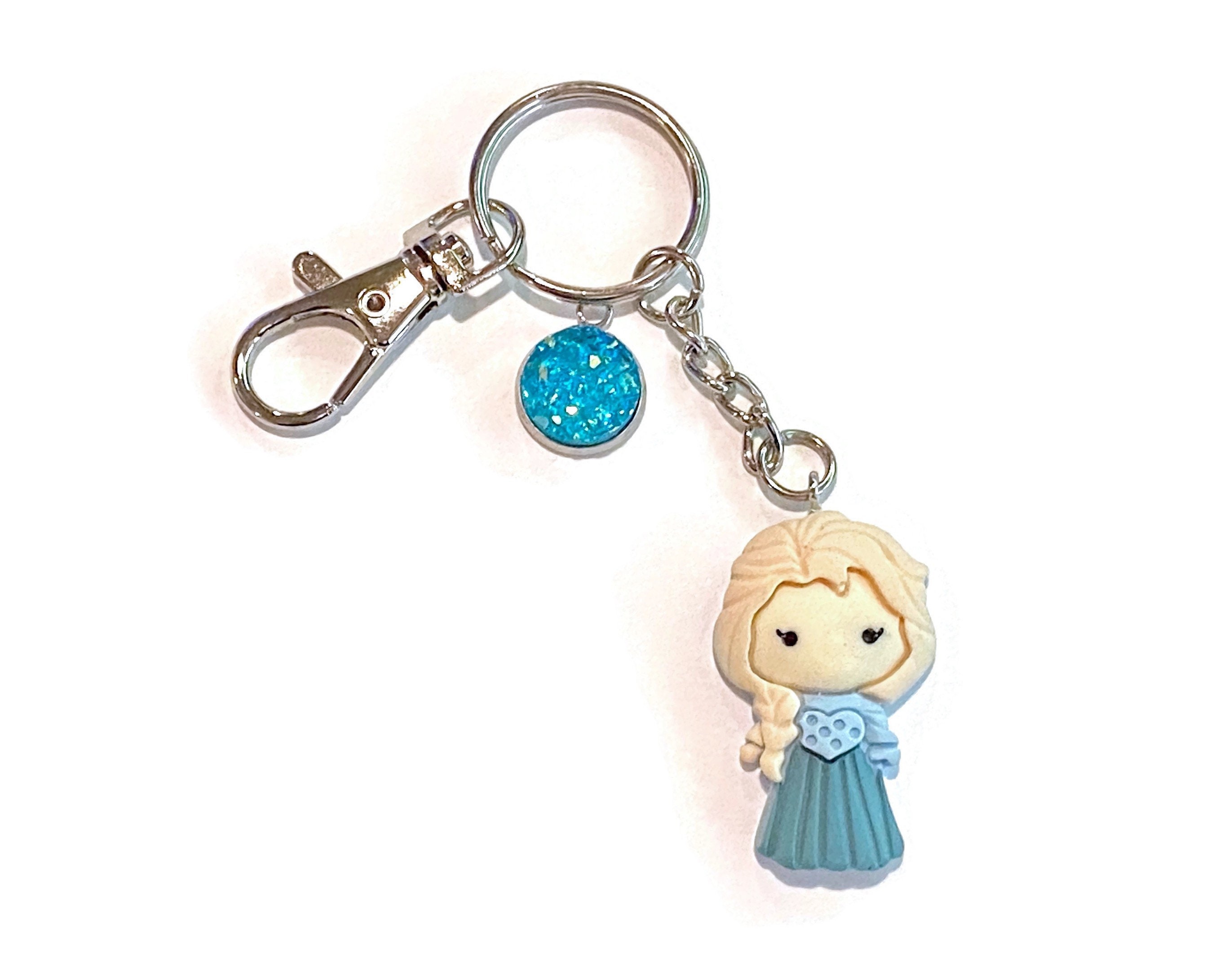 Elsa Keychain Frozen Disney Princess Party Favor Etsy