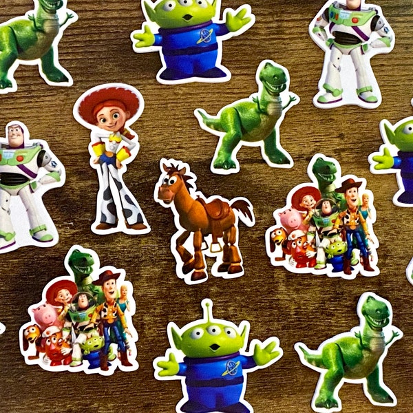 SET OF 2- Toy Story Planar Resin Pieces - Applique - DIY - Embellishment - Birthday - Headband - Jessie - Bullseye - Rex - Buzz