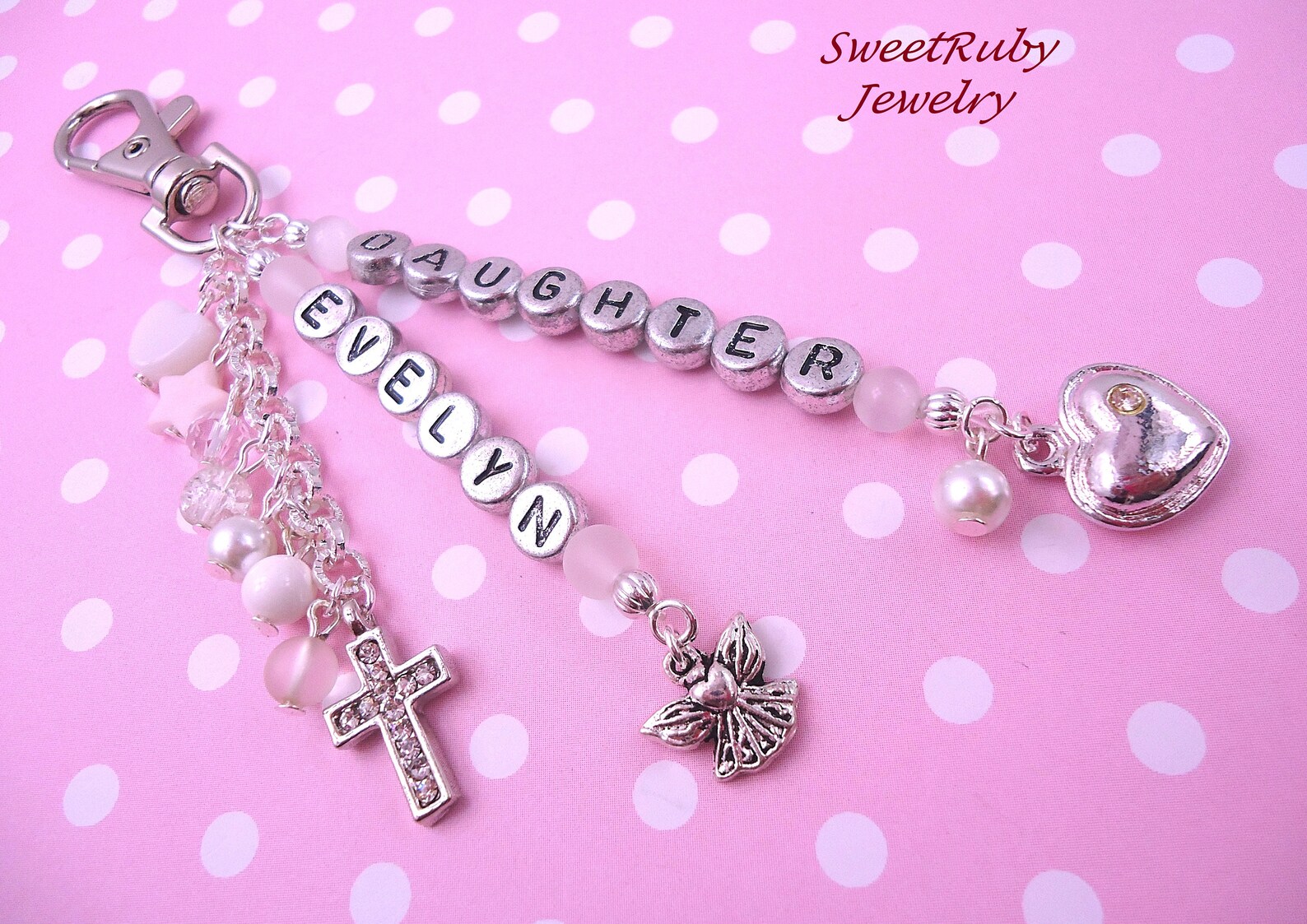 Personalized Words Key Chain/bag Hook/purse Tag Memory Key Etsy