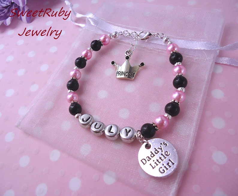 Personalized 'daddy's Little Girl' Bracelet Etsy