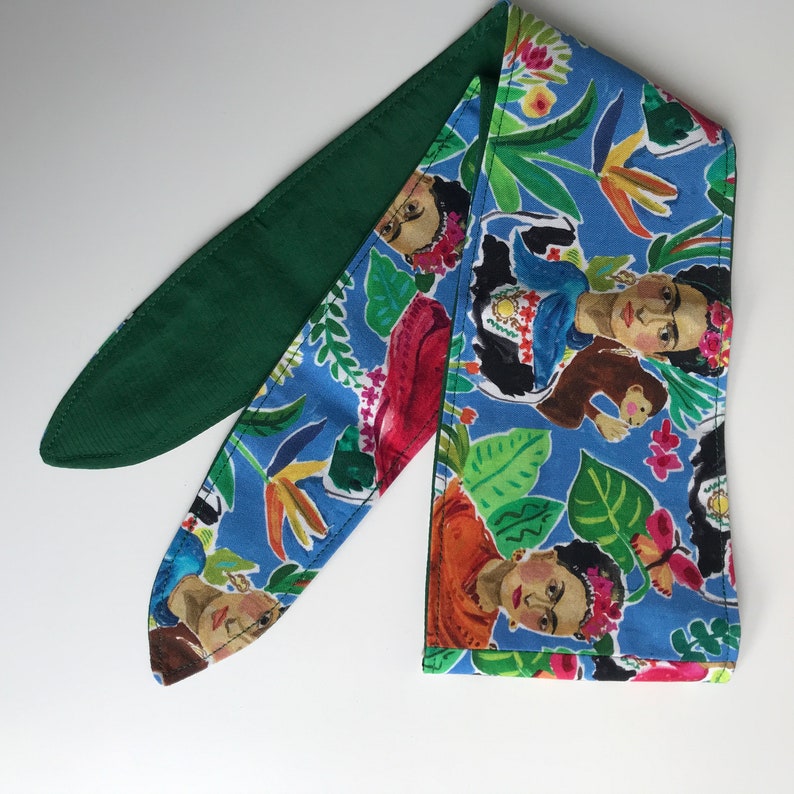 Frida Kahlo Retro Hairband / Neck scarf Various Prints to Choose Cotton and Silk image 2