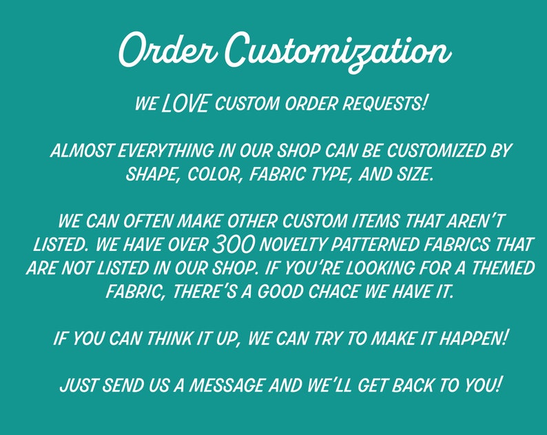 a green background with the words order custom