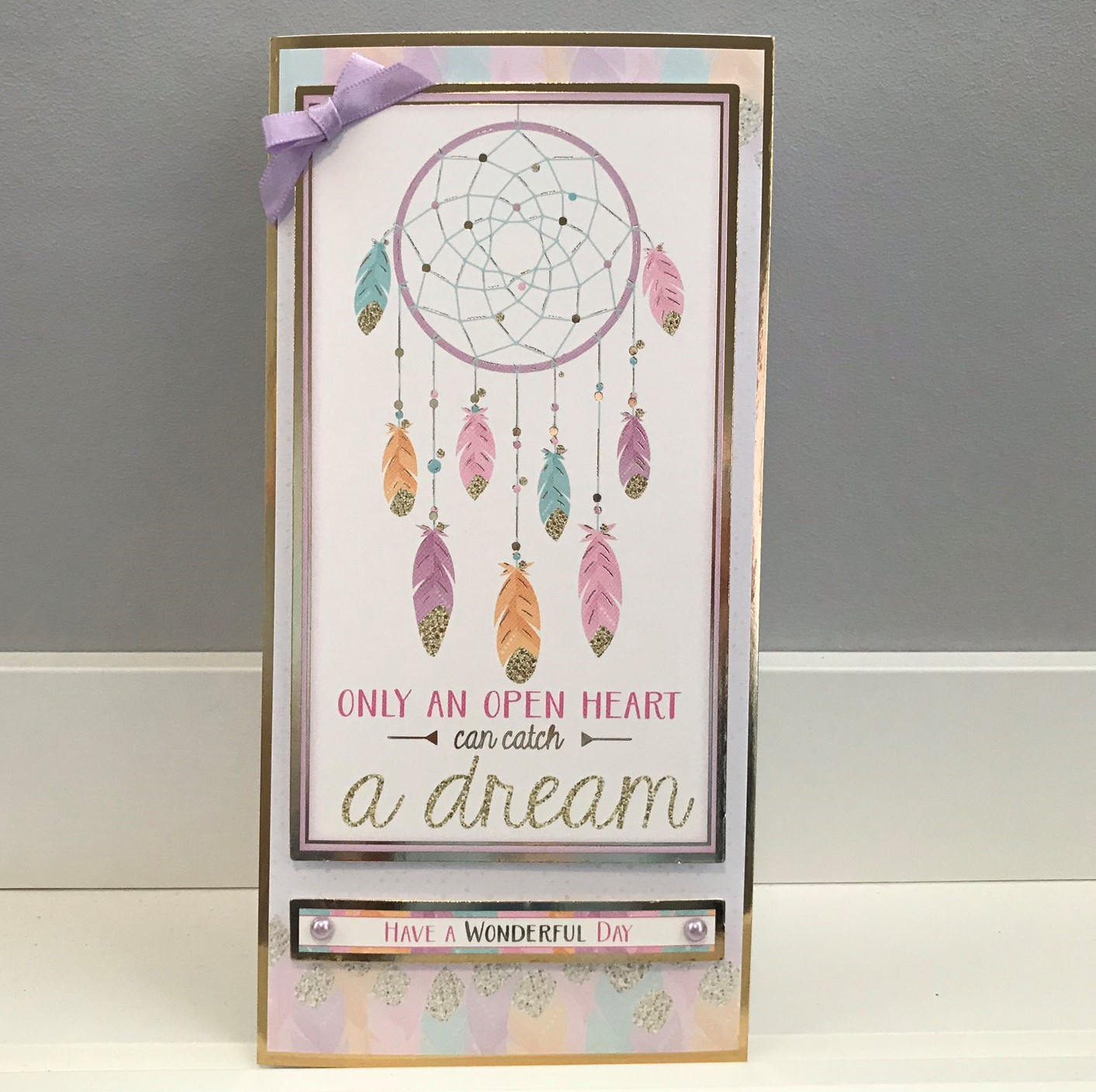 Dream catcher Card birthday card handmade card dream Etsy