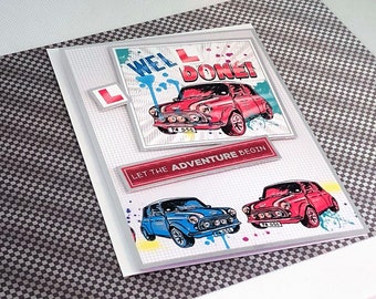 Passed Driving Test Card | Driving Test Congratulations Card | New Driver Card | Handmade Congratulations Card | Personalised 5 x 7 Card