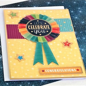 Célébrons-vous ! -Carte Bravo, carte Vous avez réussi, carte d'examens, carte d'examen de conduite, carte de voeux, carte faite main, code : WD15