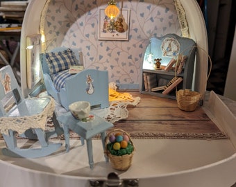 Valisette la chambre de Peter rabbit