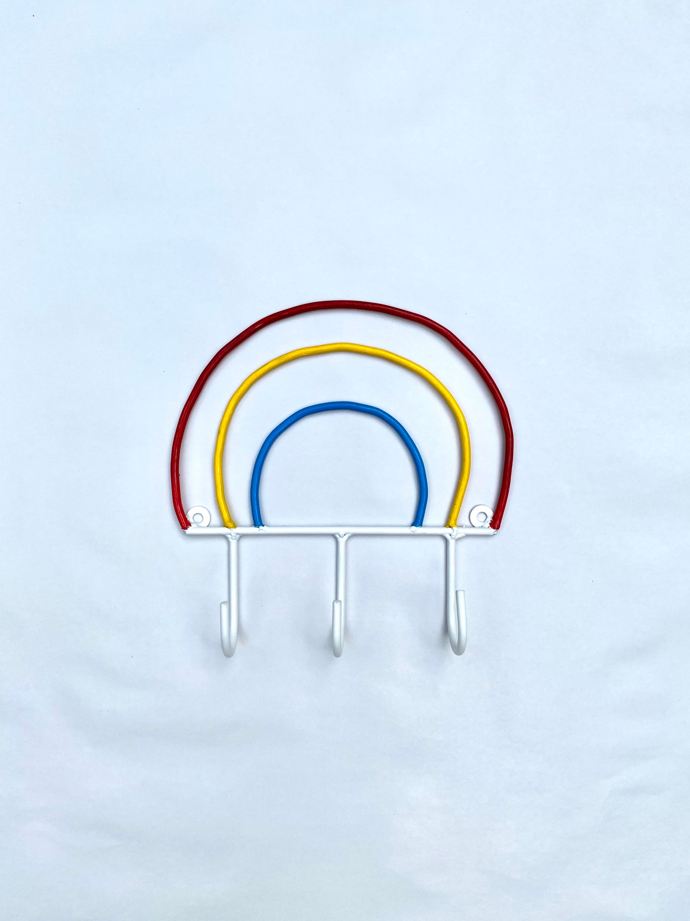 Handmade Decorative Rainbow Hooks Etsy