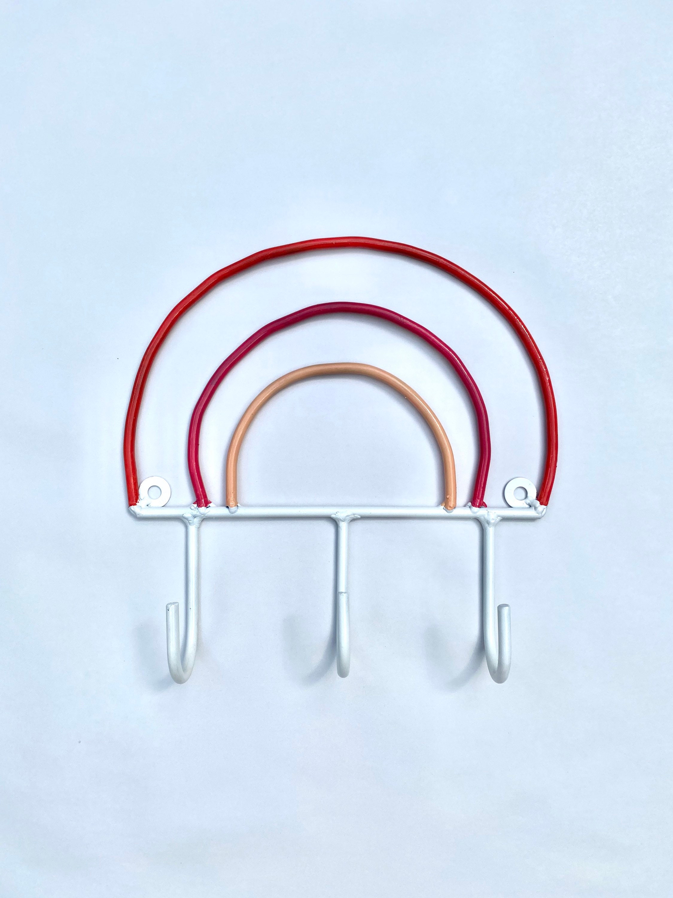 Handmade Decorative Rainbow Hooks Etsy