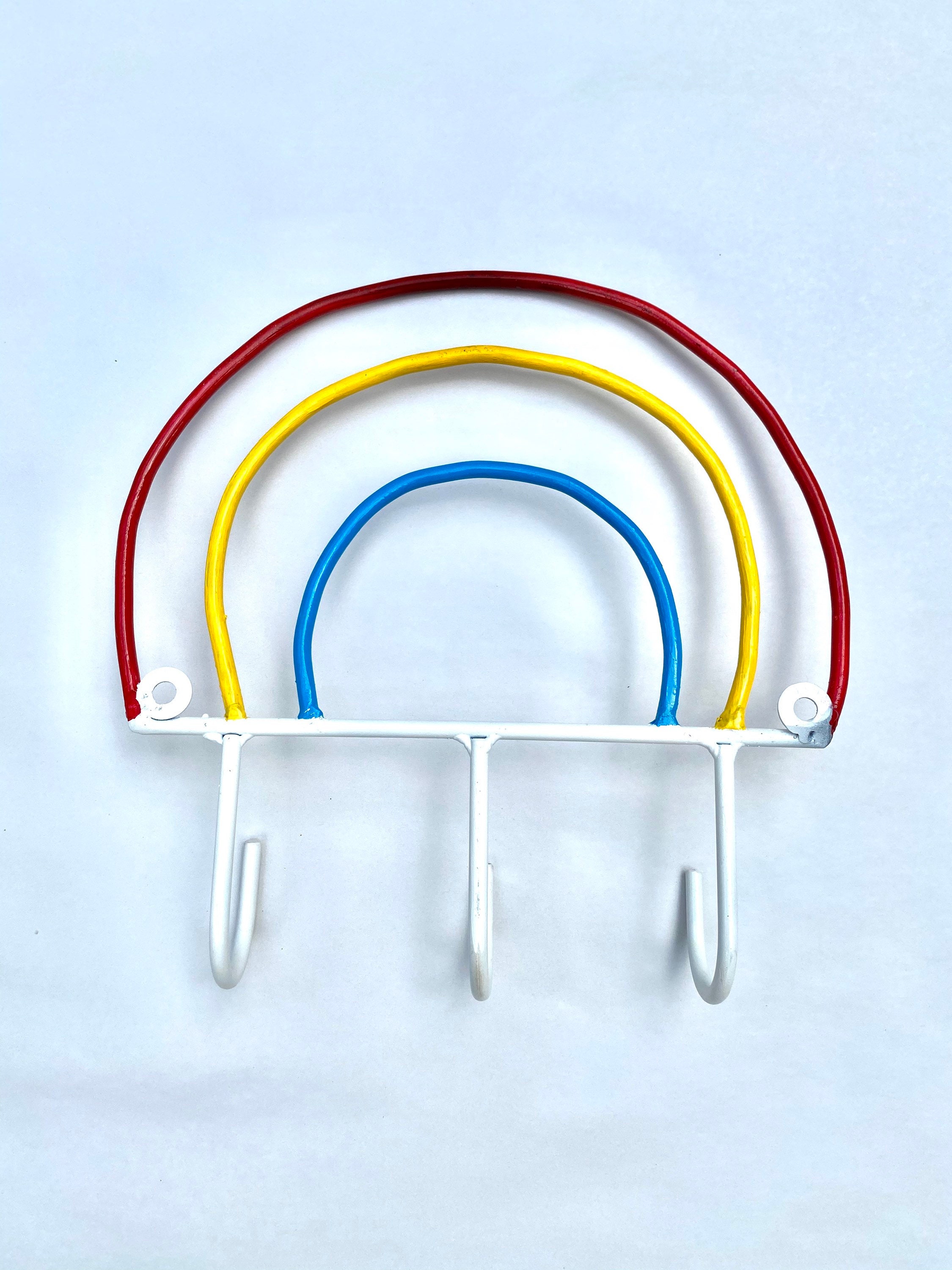 Handmade Decorative Rainbow Hooks Etsy