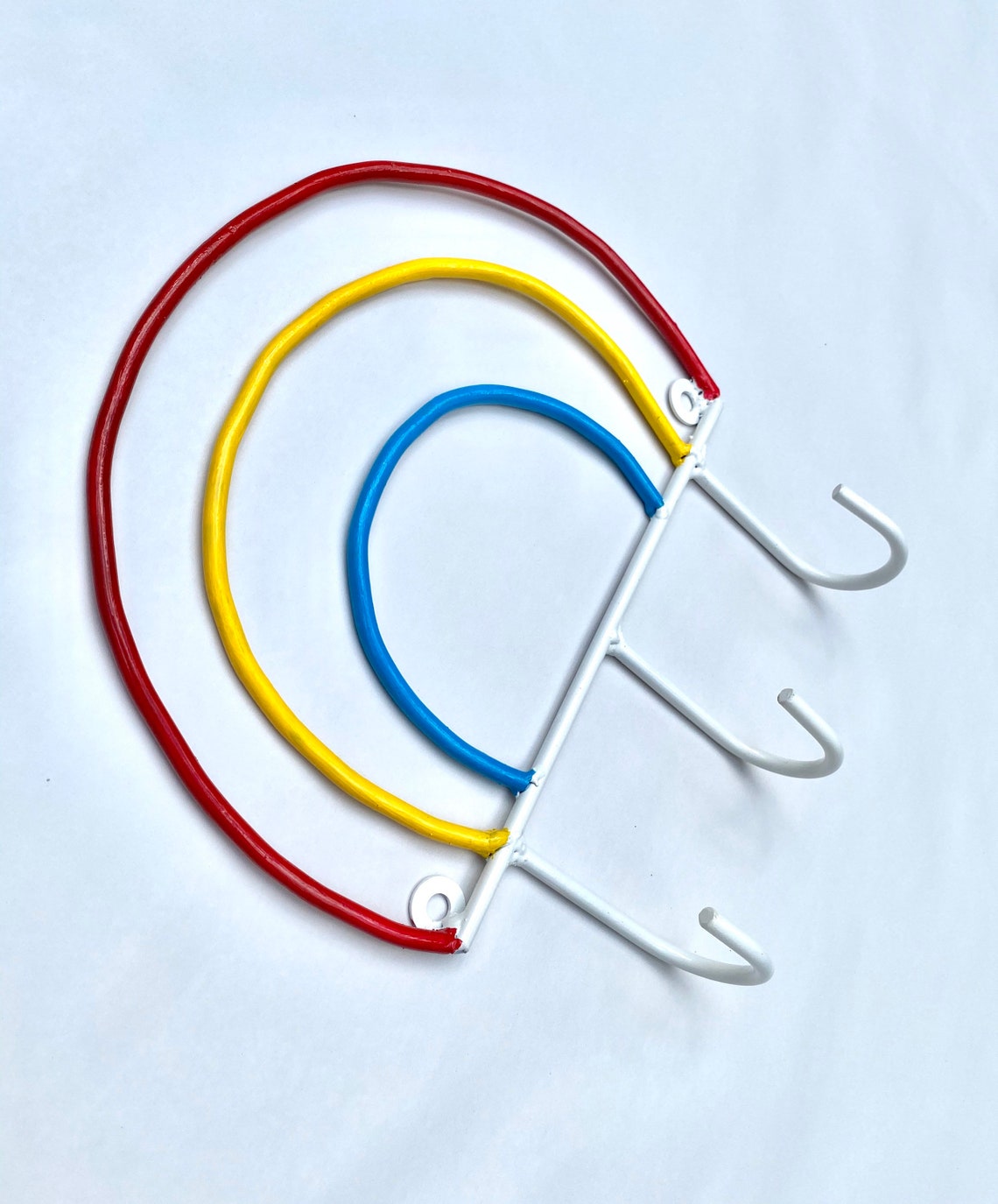 Handmade Decorative Rainbow Hooks Etsy