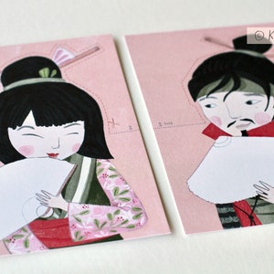 Postkarten Japan, Asia Bastelkarten, 4 Karten oder mehr