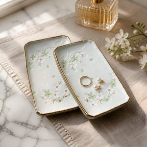 Vintage Trinket Tray - Etsy