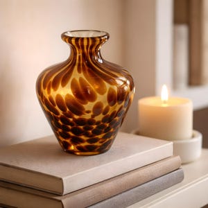 Mid Century Modern Glass Vases - Etsy