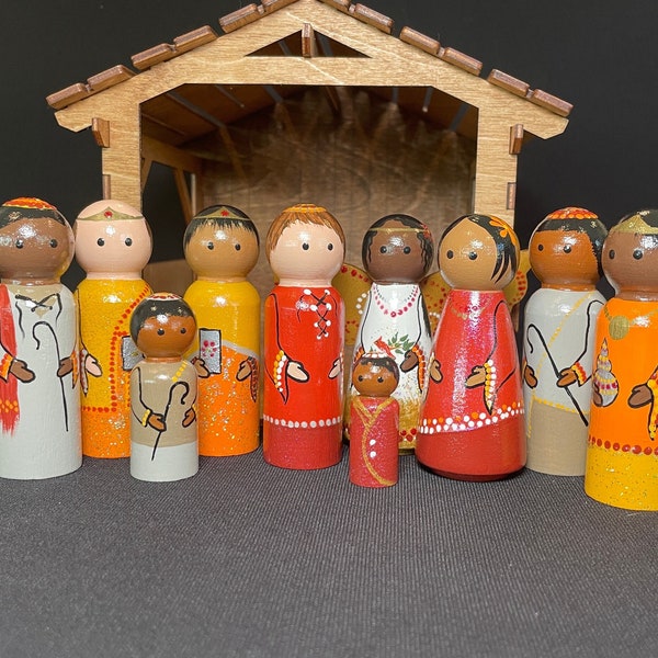 Christmas Multiracial Nativity Scene (PFB)