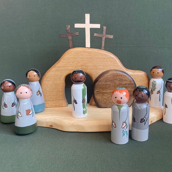 Easter Nativity Set Etsy