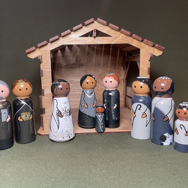 Christmas Multiracial Nativity Scene (MN2)