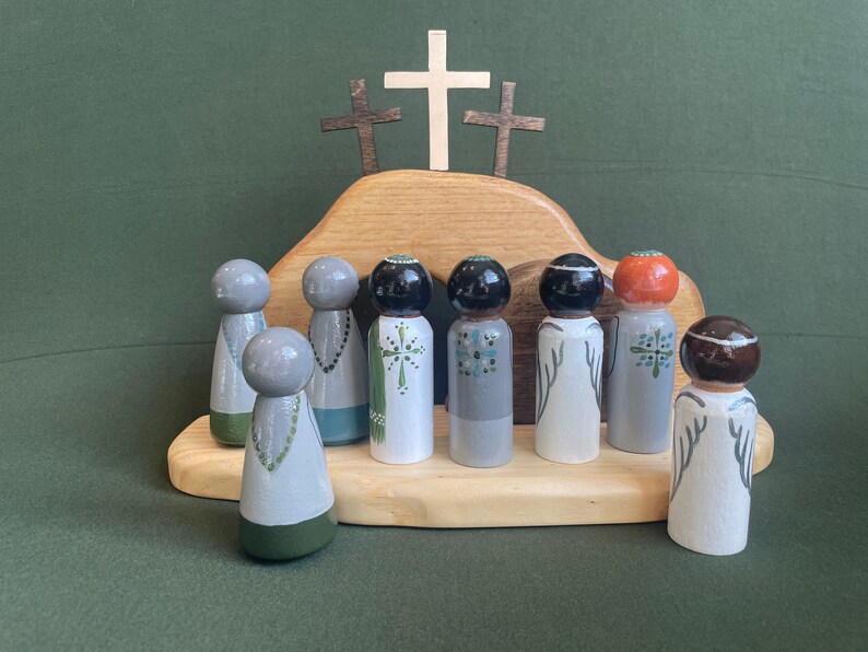 8 Piece Easter Nativity Set ENG Etsy