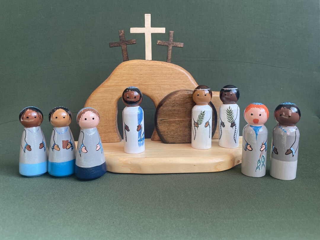 8 Piece Easter Nativity Set ENB Etsy