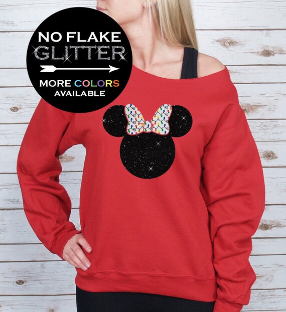off the shoulder christmas sweatshirt