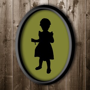 Benutzerdefinierte Vaters Day Gift, Silhouette Portrait von Tochter oder Sohn, Silhouette Print, Kids-Silhouette, Girl Silhouette von Ihrem eigenen Foto