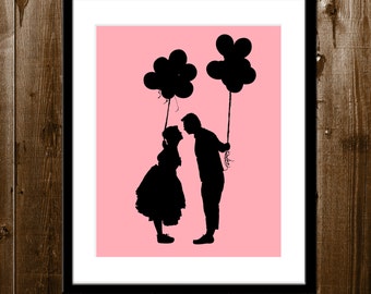 Custom Wedding Day Gift, Custom Couple Silhouette, Wedding Silhouette Portrait from your Photo, Wedding Gift, Custom Silhouette