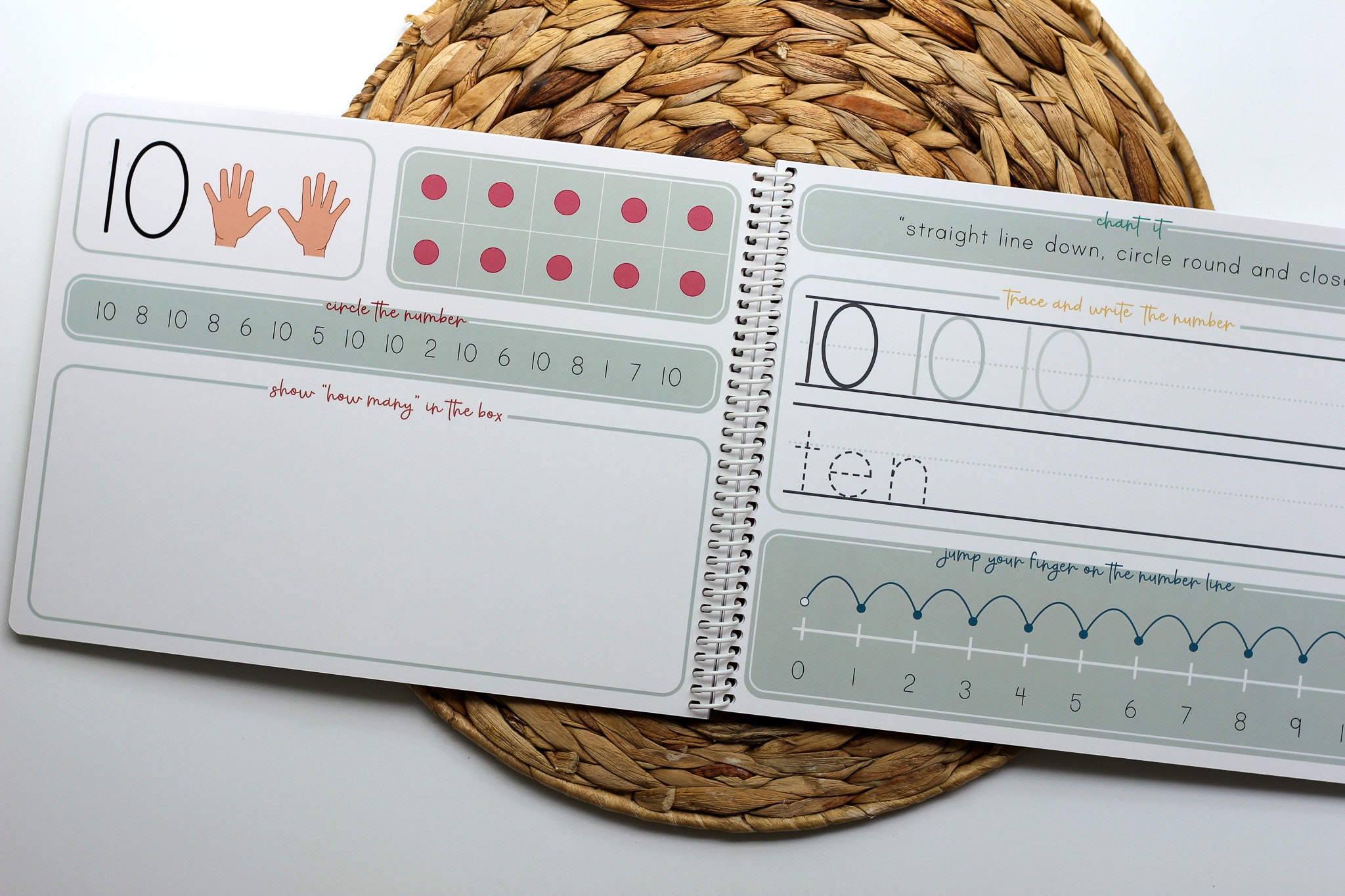 Trace & Erase Numbers Workbook | Dry Erase, Learn to Write Numbers ...