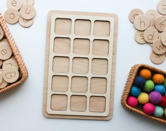 CVC Word Building Board / fonetica, ortografia, apprendimento precoce, alfabeto, alfabetizzazione, curriculum scolastico a casa