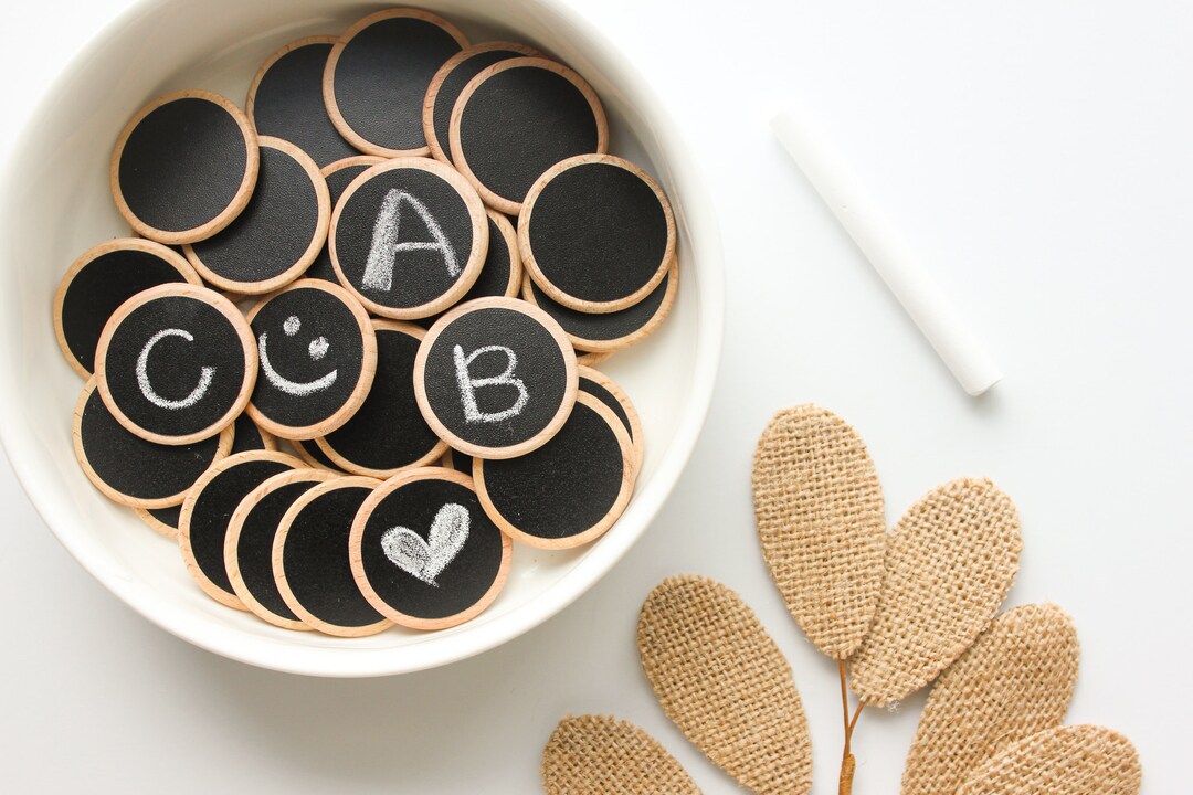 Chalkboard Learning Coins | Montessori Homeschool Toy - Etsy