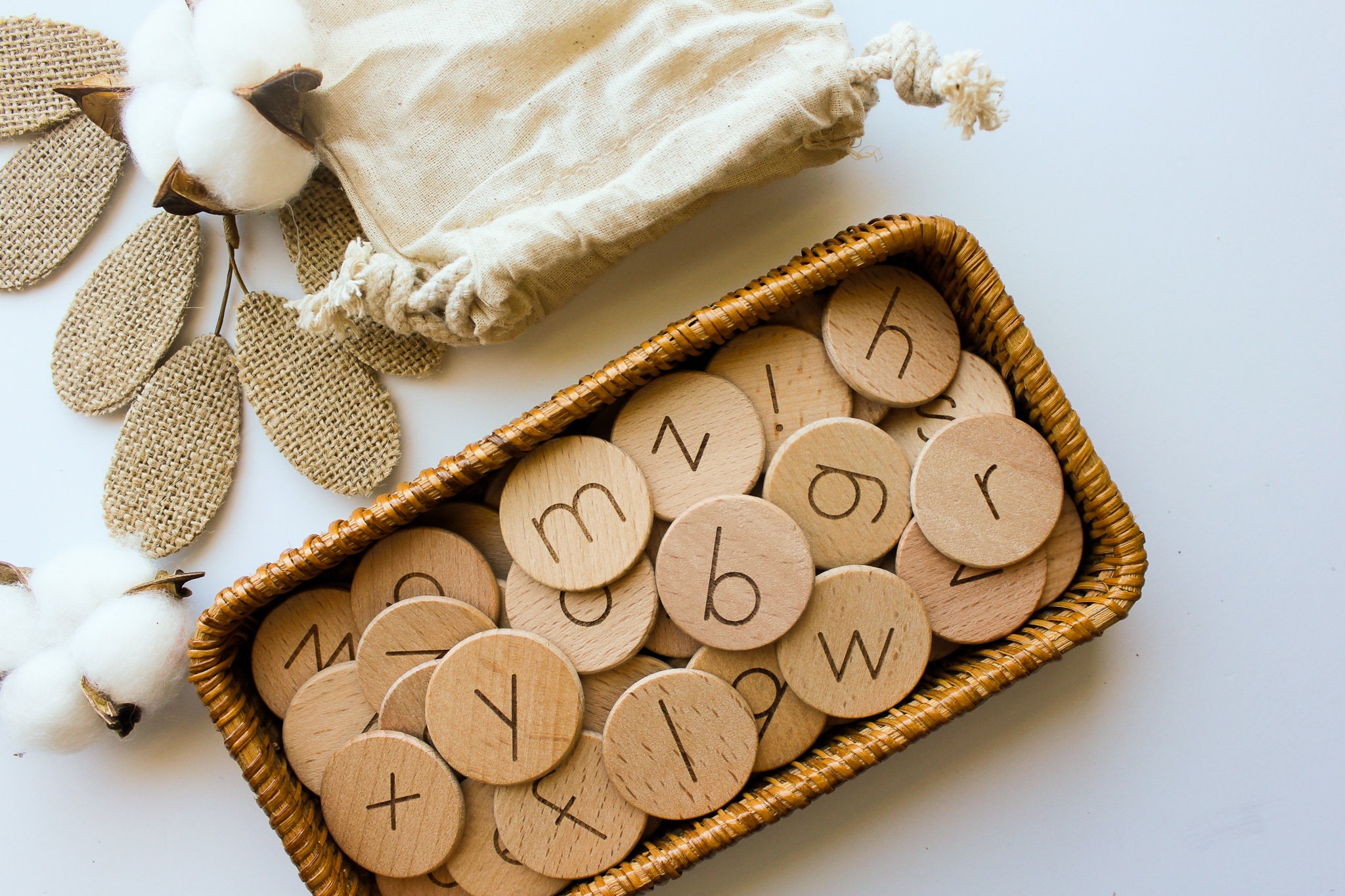Lowercase Alphabet Coins | BESTSELLER | engraved alphabet, magnetic alphabet, moveable alphabet, letter magnets, homeschool, montessori