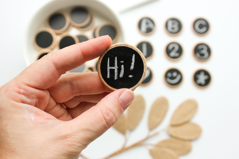 Chalkboard Learning Coins | Montessori Homeschool Toy - Etsy