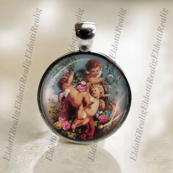 Ancien pendentif religieux en argent MONTMARTRE