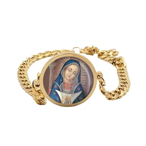 Our Lady Altagracia Mary Curb Bracelet