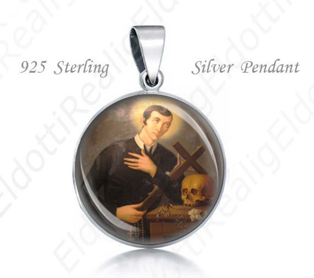 St Gerard Majella Sterling Silver Medal Pendant: Patron Saint Jewelry ...