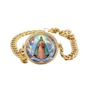 Our Lady Charity Bracelet - Mother Mary Religious Jewelry Simple Chain