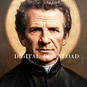 Saint John Bosco Religious Art DIGITAL DOWNLOAD
