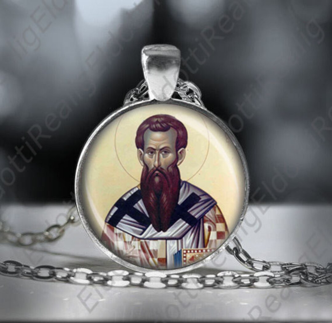 St Basil the Great Religious Christian Necklace Catholic Medal Pendant ...