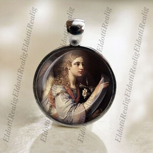 Erzengel Gabriel von der Verkündigung Christliche Medaille Religiöser Schmuck