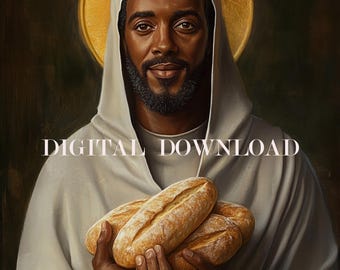 San Benito Moro Arte Religioso DESCARGA DIGITAL Impresión Católica
