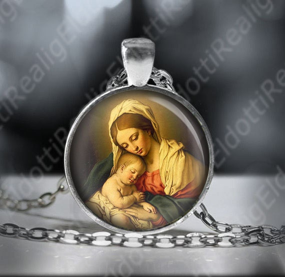 Virgin Mary Necklace, Gudalupe, Our Lady of Gudalupe, Catholic Necklace,  Mexican Necklace, Protection Necklace, Mother Mary Necklace, Mary - Etsy