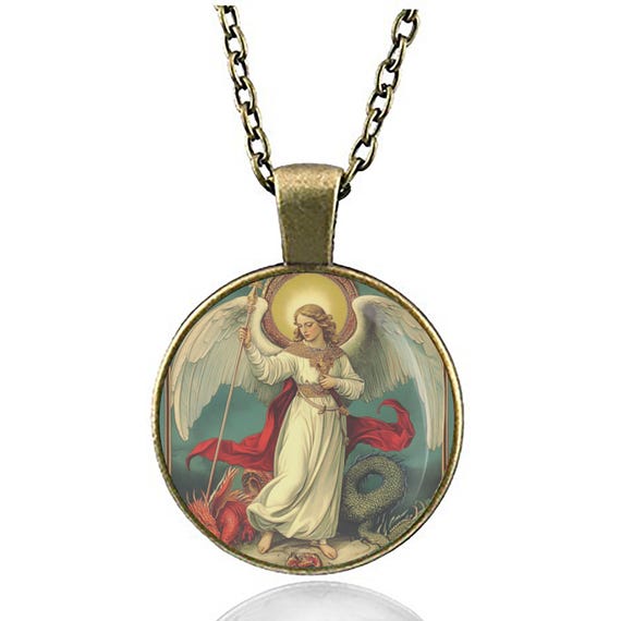 Collana San Michele Medaglia Collana San Michele Gioielli Per Uomo - Foto 6