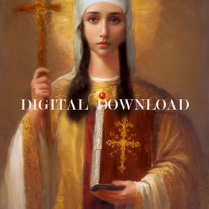 Saint Nina of Georgia Digital Download | Religious Art Print | Christian Wall Decor, Spiritual Home Decor, Printable Art