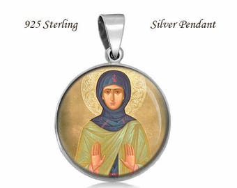 St Zoe 925 Sterling Silver Round Pendant