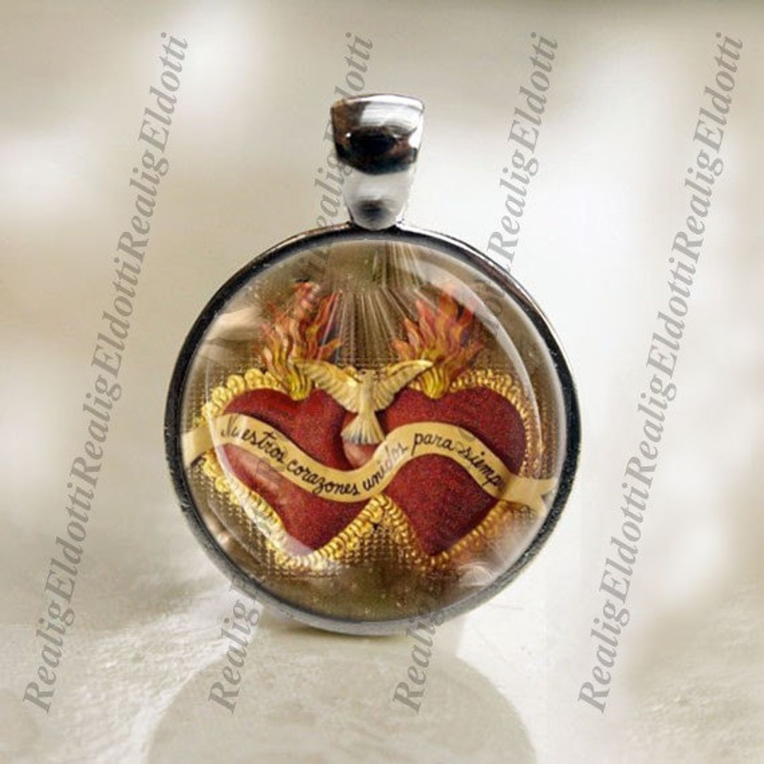 Gold Religious St Saint Christopher Catholic Medal Medallion Pendant Necklace