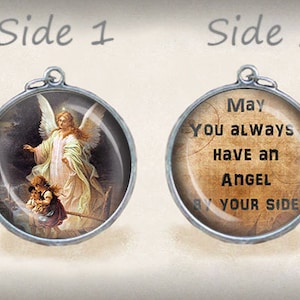 Guardian Angel Angels Necklace Pendant/Charm. Catholic Medal Protection
